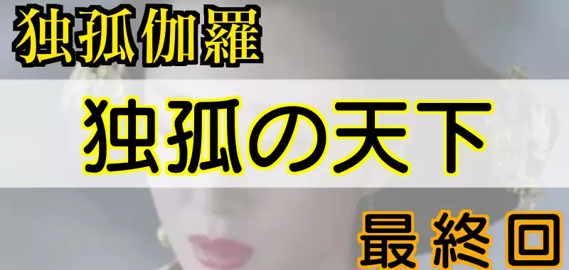 独孤伽羅 最終話 独孤の天下